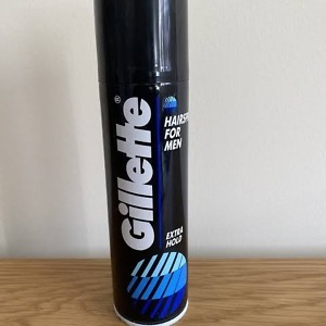 Gillette Hairspray For Men 200ml strong hold men's hairstyling spray formulated to provide long lasting hair control flexible styling and a natural looking finish while helping reduce frizz and maintain hairstyle throughout the day, original Gillette Hairspray For Men available from Asset Pharmacy