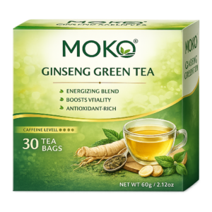 Ginseng Green Tea Pack Size 30 green tea with ginseng for daily wellness natural refreshment antioxidant support and energising tea enjoyment in Nigeria pharmacy
