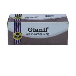 Glanil 5mg Tablets - Glibenclamide 5mg Tablets, 10 Tablets