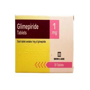 Glimepiride 1mg Tablets, 30 Tablets