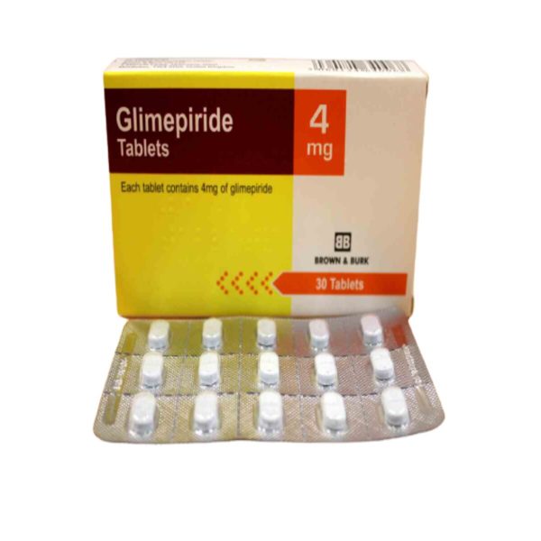 Glimepiride 4mg Tablets, 30 Tablets