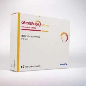 Glucophage 500mg Tablets, 30 Tablets