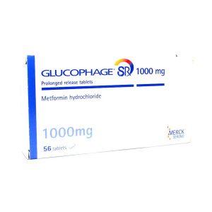 Glucophage SR Tablets 1000mg, 30 Tablets