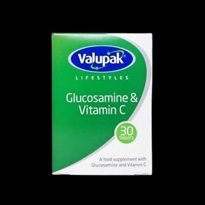 Glucosamine and Vitamin C tablets for joint and wellness support in Nigeria pharmacy