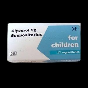 Glycerin 2G Suppositories Children Size 12 suppositories for children bowel care and constipation relief in Nigeria pharmacy