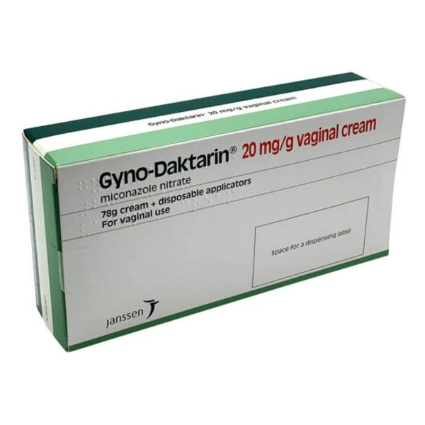 Gyno-Daktarin Vaginal Cream - Miconazole 2% Cream, 40g