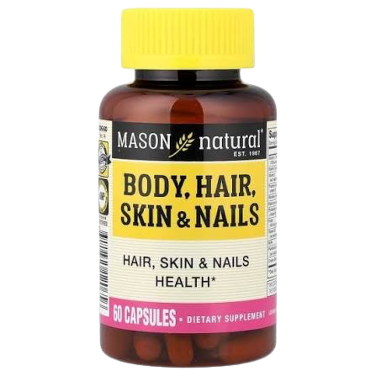Hair Skin and Nails Vitamins 60 Tablets beauty support supplement with vitamins and minerals for healthy hair skin and nail maintenance in Nigeria pharmacy