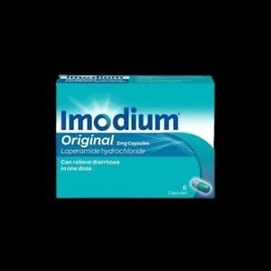 Imodium Capsules Loperamide 2mg 6 Capsules for acute diarrhoea relief bowel control and digestive support in Nigeria pharmacy