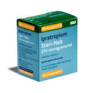 Ipratropium Bromide Nebuliser Solution 250mcg, 20 Nebules