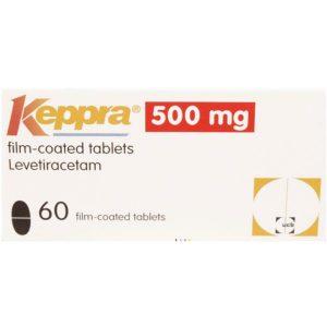 Keppra 500mg Tablets - Levetiracetam 500mg, 60 Tablets