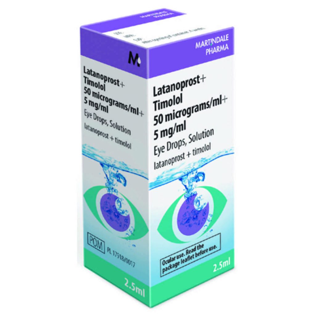Latanoprost Timolol Eye Drops, 2.5ml Asset Pharmacy
