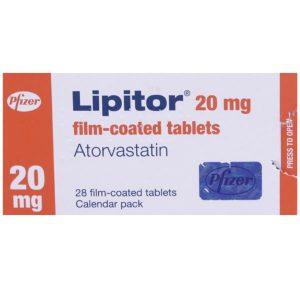 Lipitor 20mg Tablets, 28 Tablets