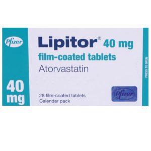 Lipitor 40mg Tablets, 28 Tablets