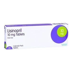 Lisinopril 10mg Tablets, 28 Tablets