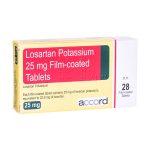 Losartan 25mg Tablets, 30 Tablets