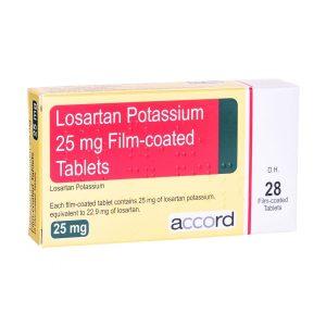 Losartan 25mg Tablets, 30 Tablets