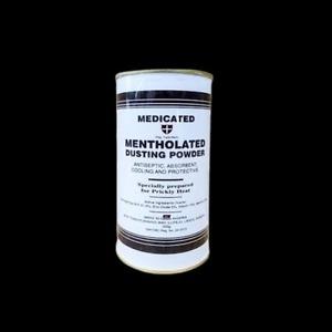 Mentholated Dusting Powder 200g for skin freshness itching relief moisture control and cooling comfort support in Nigeria pharmacy