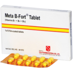Meta B-Fort Per Sachet for vitamin B complex energy and nerve support in Nigeria pharmacy