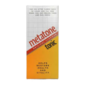Metatone Tonic 500ml restorative liquid tonic formulated to support recovery from tiredness, weakness and loss of energy during or after illness, genuine Metatone Original Flavour tonic available from Asset Pharmacy Nigeria