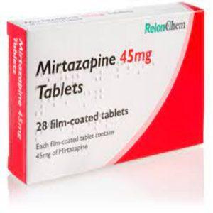 Mirtazapine 45mg Tablets, 28 Tablets