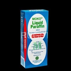 Moko Liquid Paraffin 200ML for constipation relief and digestive wellness support in Nigeria pharmacy