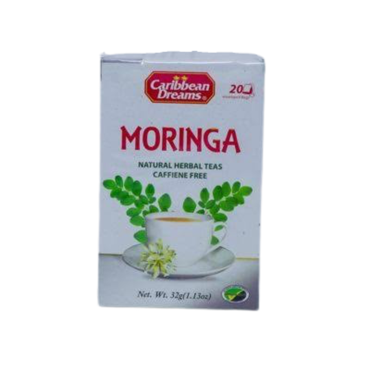 Moringa Caribbean Dreams Pack Size 20 moringa herbal tea for daily wellness natural nourishment antioxidant support and refreshing tea enjoyment in Nigeria pharmacy