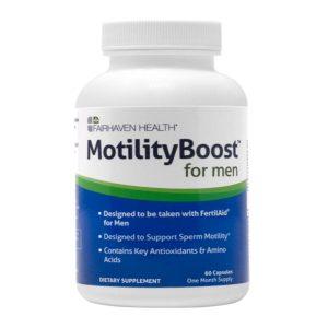 MotilityBoost For Men - Sperm Motility Supplement, 60 Capsules