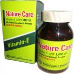 Nature Care Vitamin E 1000iu Capsules, 50 Capsules