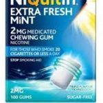 Niquitin Extra Fresh Mint 2mg Nicotine Medicated Chewing Gum (10)
