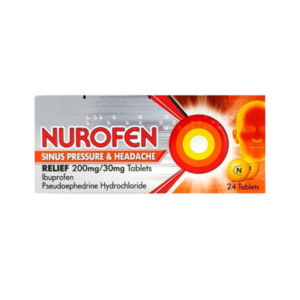 Nurofen Sinus Pressure And Headache Relief Tablets for sinus pain and headache relief in Nigeria pharmacy