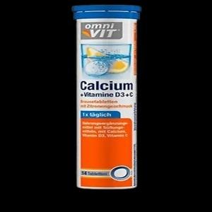 Omnivit Calcium Vitamin D3 and C tablets for bone and wellness support in Nigeria pharmacy