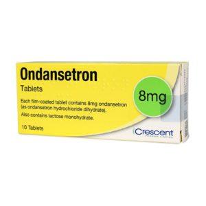 Ondasetron 8mg Tablets, 10 Tablets