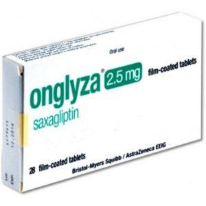 Onglyza 2.5mg Tablets, 28 Tablets