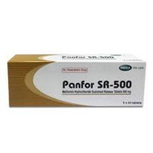 Panfor Sr 500mg Tablets, 10 Tablets