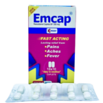 Paracetamol Caplets Per Sachet for headache fever and body pain relief in Nigeria pharmacy