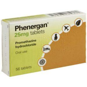 Phenergan 25mg Tablets, 28 Tablets