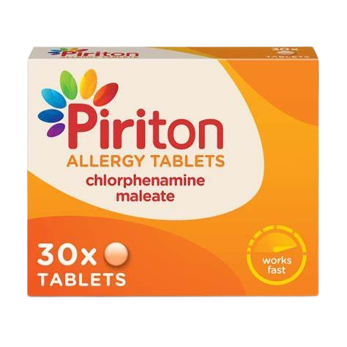 Piriton Allergy Tablets for sneezing and runny nose relief in Nigeria pharmacy