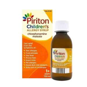 Piriton Syrup allergy relief syrup for children in Nigeria pharmacy