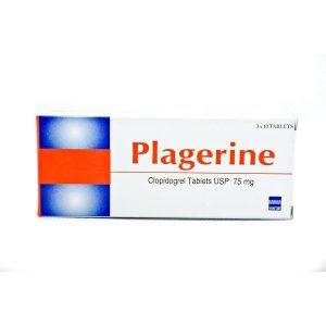 Plagerine 75mg Tablets - Clopidogrel Tablet, 30 Tablets