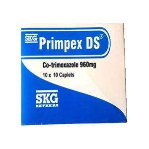 Primpex DS 960mg Tablets - Co-Trimoxazole 160mg/800mg, 10 Tablets