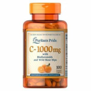 Puritan's Pride Vitamin C 1000mg, 100 Caplets