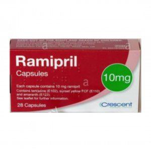 Ramipril 10mg Capsules, 28 capsules