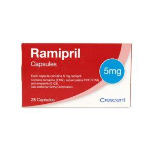 Ramipril 5mg Capsules, 28 Capsules