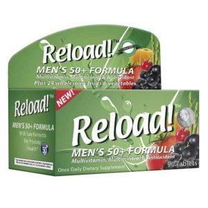 Reload Men's 50+ Formula, 30 tablets