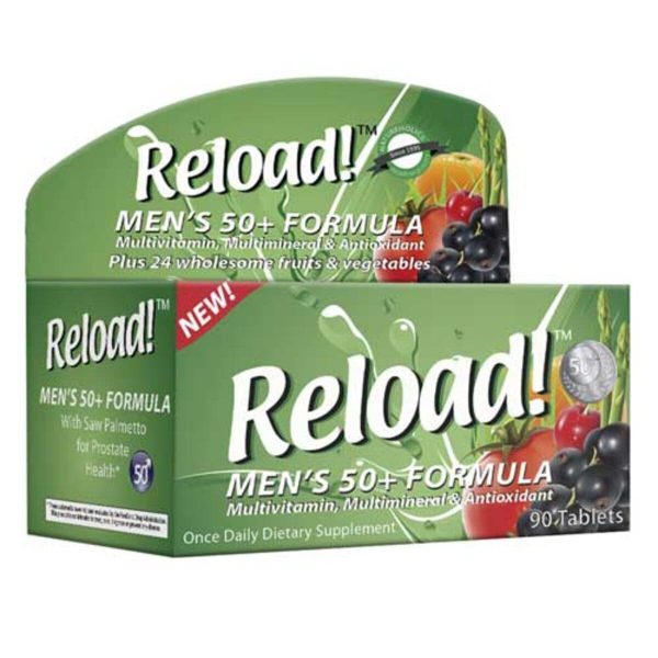 Reload Men's 50+ Formula, 90 tablets