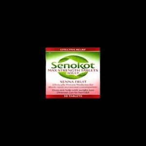 Senokot Max Strength Constipation Relief 12 Years Plus 10 tablets for bowel wellness support in Nigeria pharmacy