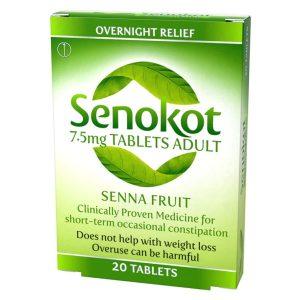 Senokot Tablet - Natural Senna Constipation Relief, 20 Tablets