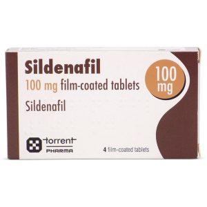 Sildenafil 100mg Tablets, 4 Tablets