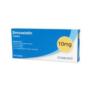 Simvastatin 10mg Tablets, 28 Tablets