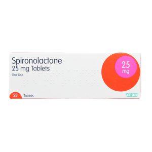 Spirinolactone 25mg Tablets, 28 Tablets